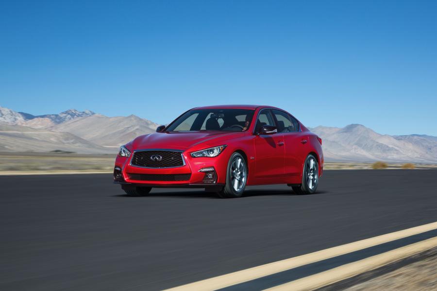  Infiniti Q50 Red Sport 400 (V37) 2017 года  (NA) (фото 2 из 40)